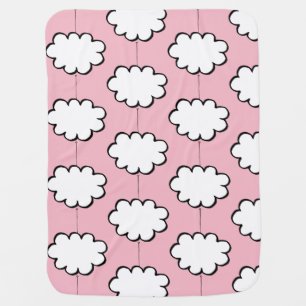 Clouds on Strings Swaddle Blanket