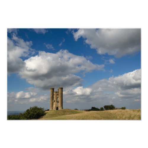 Clouds over Broadway Tower photo print
