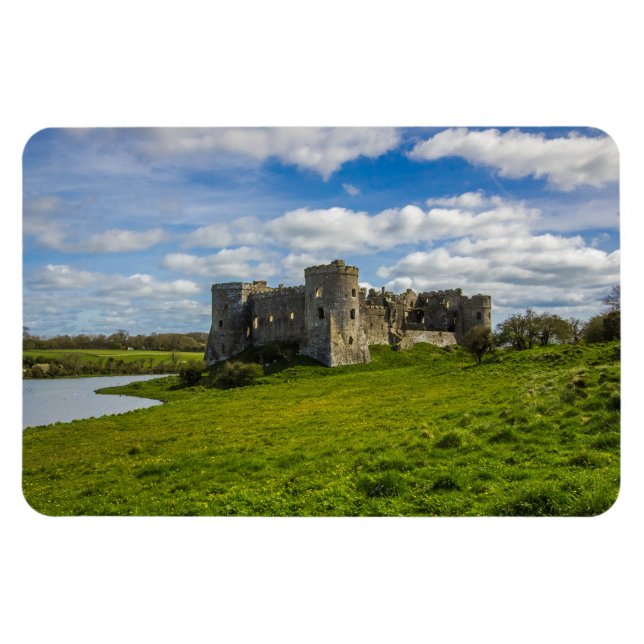 Clouds Over Carew Castle Magnet (Horizontal)