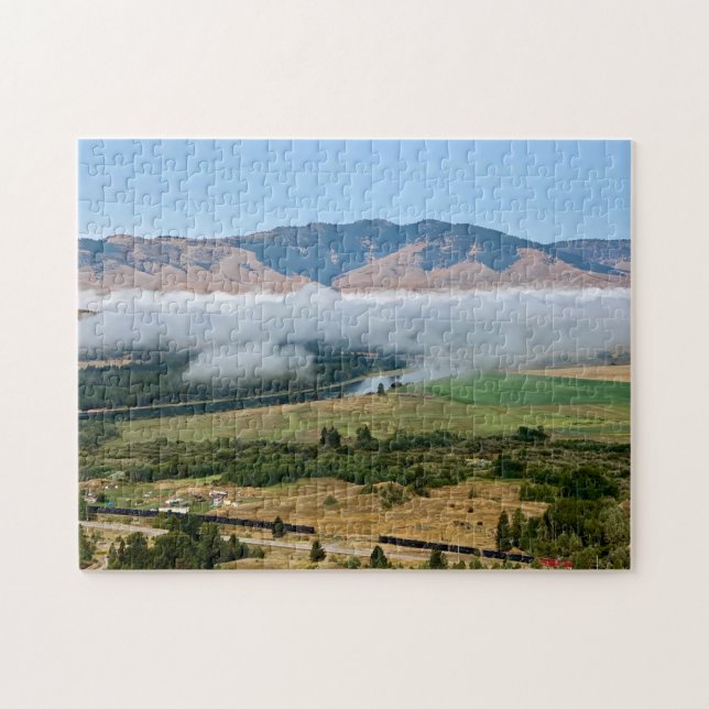 Clouds Over Flathead River Jigsaw Puzzle (Horizontal)
