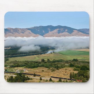 Clouds over Flathead River