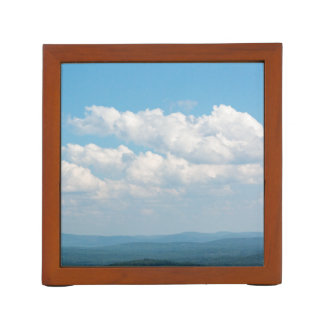 Clouds Over Mountains Desk Organizer