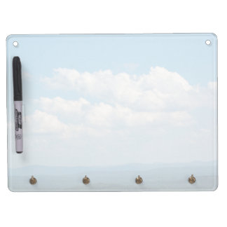 Clouds Over Mountains Dry Erase Board With Keychain Holder