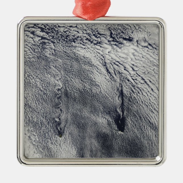 Clouds over the Juan Fernandez Islands Metal Ornament (Front)