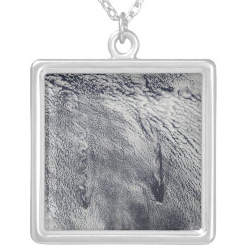 Clouds over the Juan Fernandez Islands Silver Plated Necklace