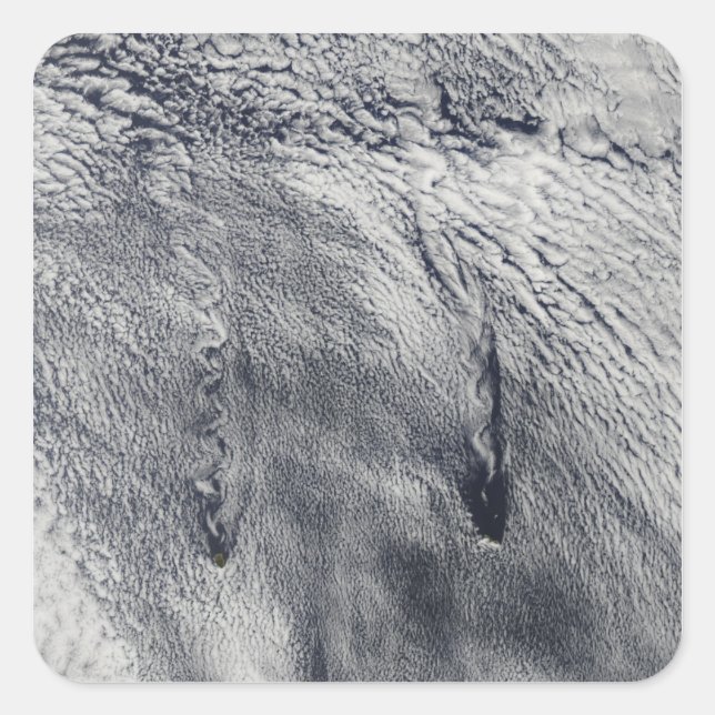 Clouds over the Juan Fernandez Islands Square Sticker (Front)