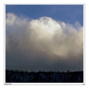 Clouds Over the Ridge Wall Sticker