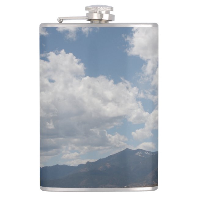 Clouds over the Rocky Mountains Flask (Front)