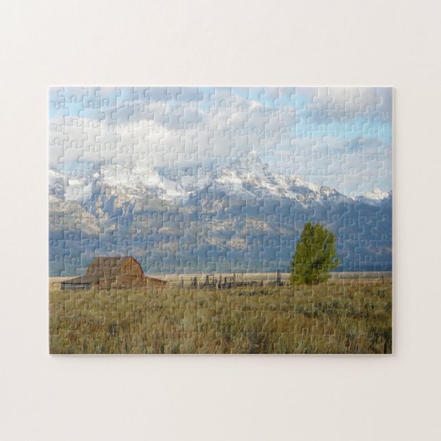 Clouds Over the Tetons Puzzle (Horizontal)
