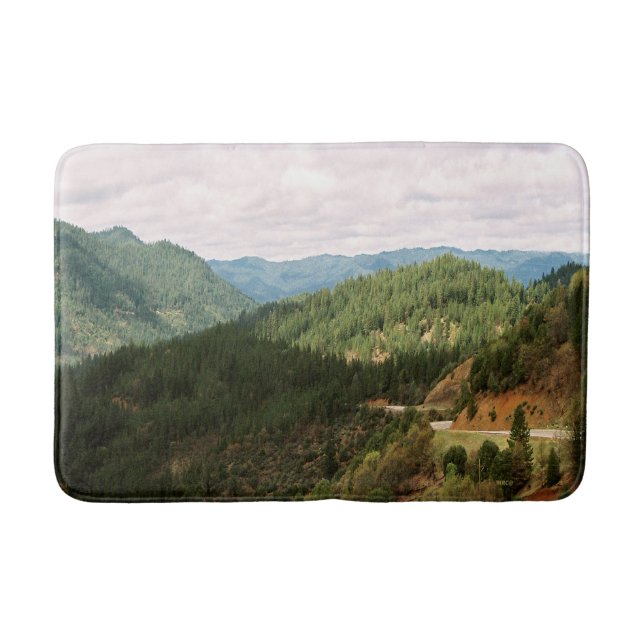 Clouds over the Valley.... Bath Mat (Front)
