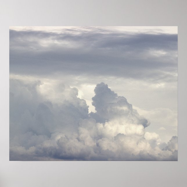 Clouds Photo Poster (Front)