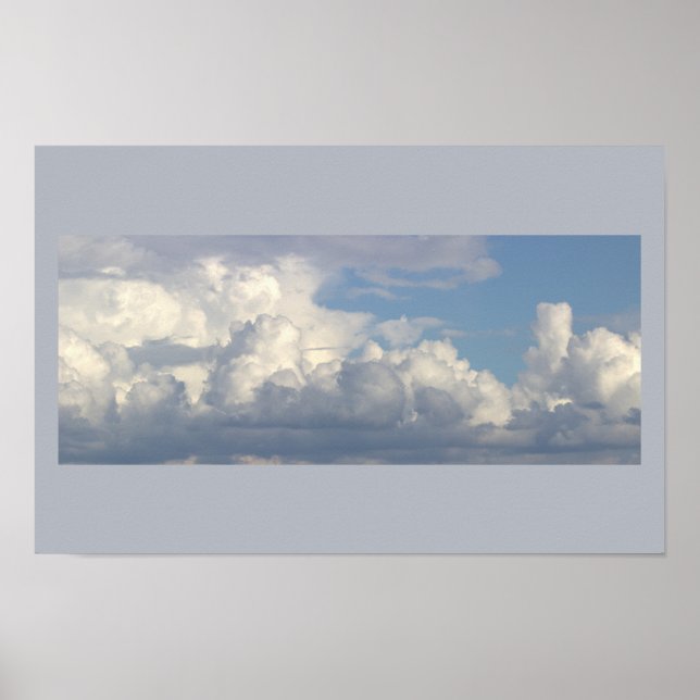 Clouds Photo Poster (Front)