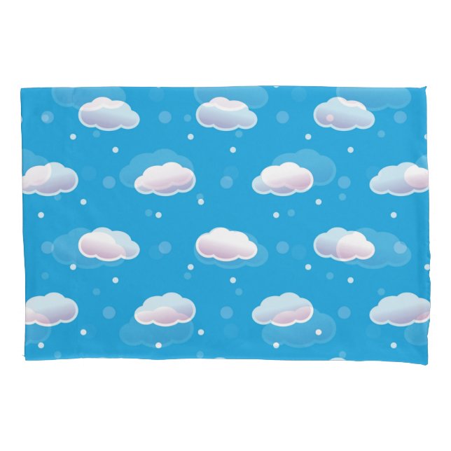 Clouds Pillow Case (Front-Left)