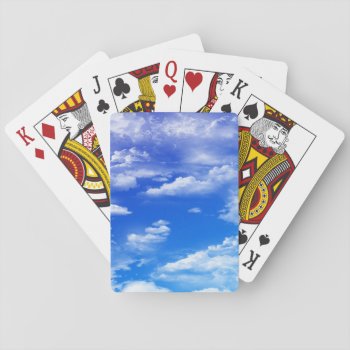 Clouds Playing Cards by CBgreetingsndesigns at Zazzle