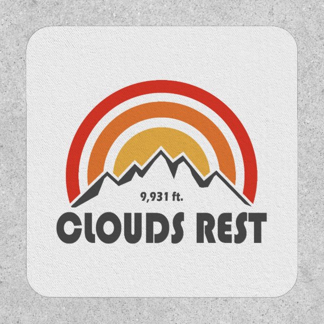Clouds Rest Mountain Yosemite Patch (Front)