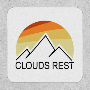 Clouds Rest Mountain Yosemite Retro Patch