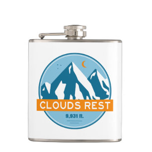 Clouds Rest Mountain Yosemite Stars Moon Flask