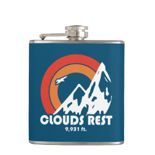 Clouds Rest Mountain Yosemite Sun Eagle Flask