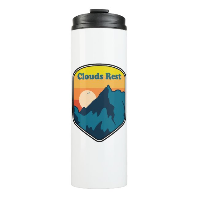 Clouds Rest Mountain Yosemite Sunrise Thermal Tumbler (Front)
