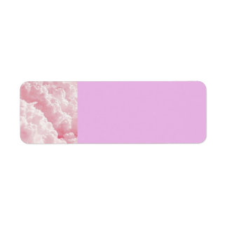 Clouds Return address Label