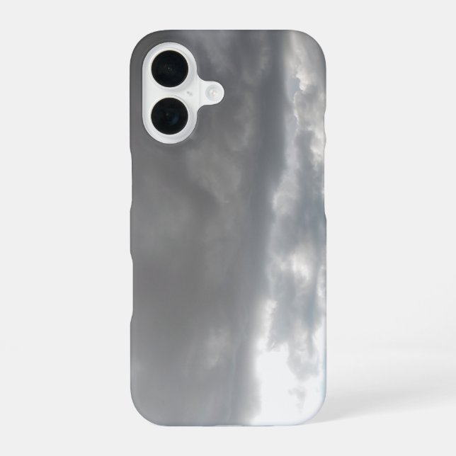 Clouds Rolling In Iphone Case (Back)