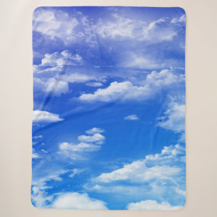 Clouds Sherpa Blanket