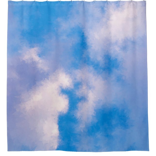 Clouds Shower Curtain (Front)