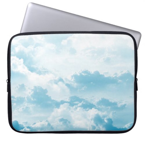 Clouds sky cartoon vector images laptop sleeve