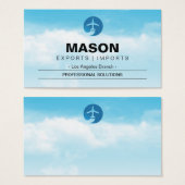 Clouds Sky | Flying Airplane (Front & Back)