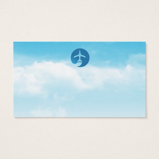Clouds Sky | Flying Airplane (Back)