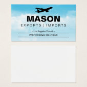 Clouds Sky | Flying Airplane (Front & Back)
