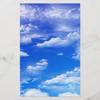 Clouds Stationery by CBgreetingsndesigns at Zazzle