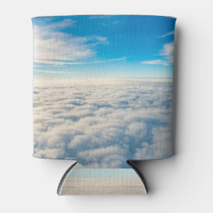 Clouds Sunrise: Airplane Window View. Can Cooler