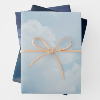 Clouds, Sunrise & Starry Night Wrapping Paper Sheets