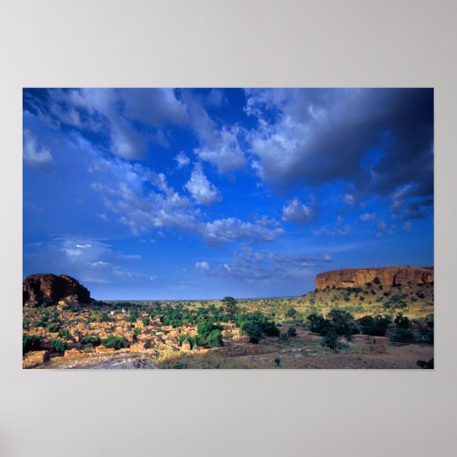 Clouds sweeping across the sky over the poster (Front)