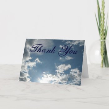 Clouds Thank You by DonnaGrayson at Zazzle