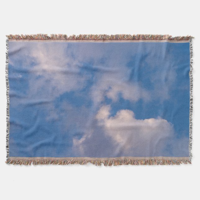 Clouds Throw Blanket (Front)