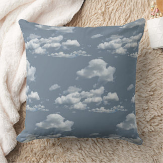 Clouds Throw Pillow