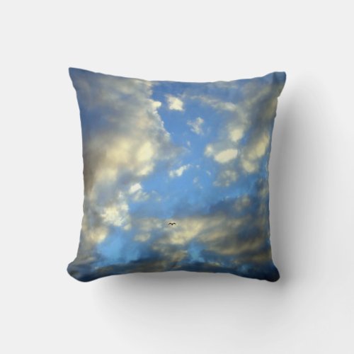 Clouds Throw Pillow