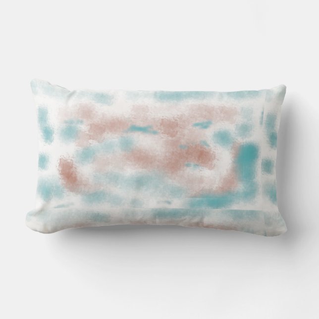 Clouds Throw Pillow, Lumbar Pillow 13" x 21" (Front)