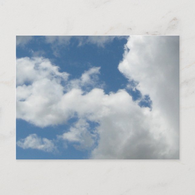 Clouds to Customize with Your Text Postcard (Front)