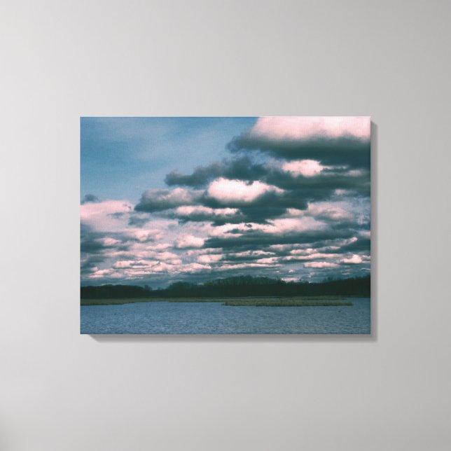 Clouds water nature art print (Front)