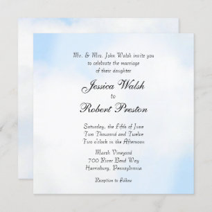 Clouds Wedding Invitations