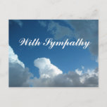 Clouds With Sympathy Postcard at Zazzle