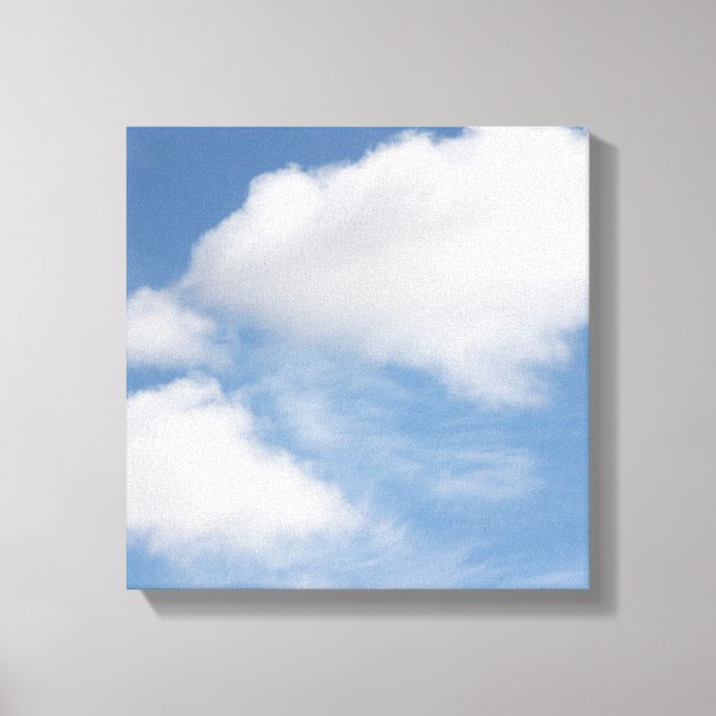 Clouds Wrapped Canvas Print (Front)