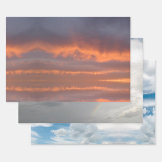 Clouds Wrapping Paper Sheets