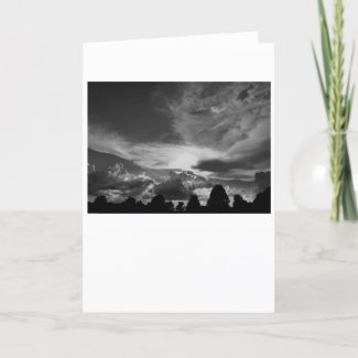 Cloudscape / Noir, card