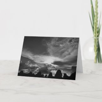 Cloudscape / Noir, card