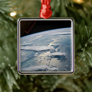 Cloudscapes Around Sumatra, Indonesia. Metal Ornament