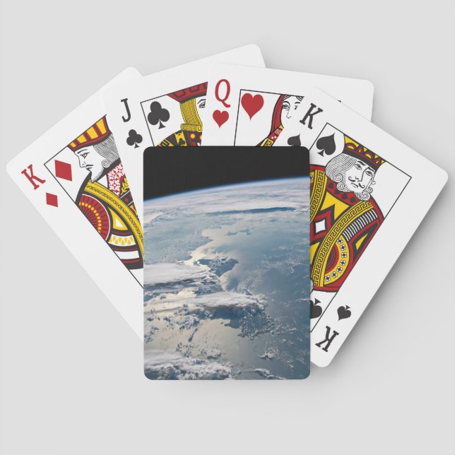 Cloudscapes Around Sumatra, Indonesia. Poker Cards (Back)